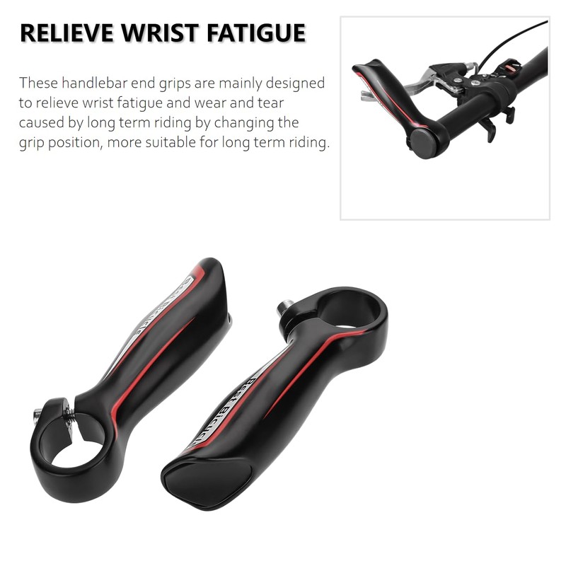 1 Pair Handlebar Grips bar ends for mountain bike Aluminum