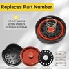 FANHAY PCV Valve Diaphragm Cover with Membrane, Replace 917-147, ‎31319643
