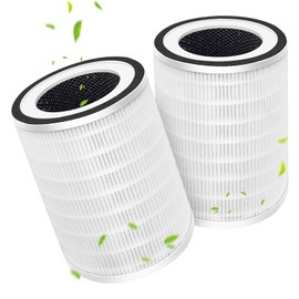 2 Pack True HEPA KILO Filter For Afloia KILO, KILOPLUS, KILOPRO, MIRO, MIRO PRO and MORENTO MR-Kilo, Kalo Air Puri-fier, 360° 3-Stage Filtration for Bedroom Large Room Odor Dust Pollen Smoke