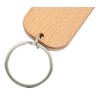 Elephant Face Keyring Bottle Opener Wooden Stainless Steel Key Chain
