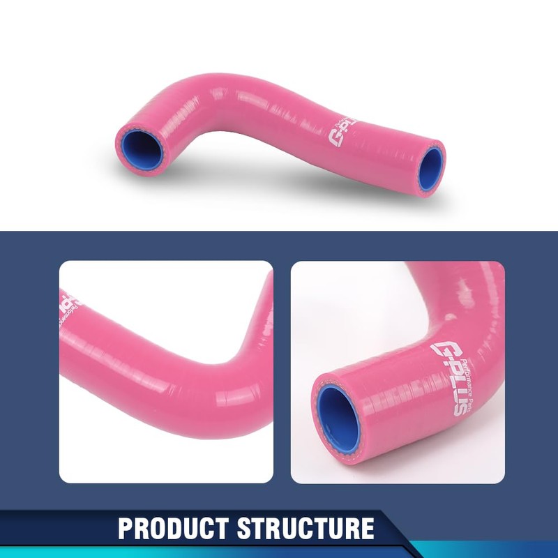 PIT66 Silicone Radiator Hose Kit Compatible with Yamaha Banshee 350
