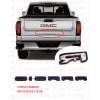 Auto Overlay Matte BLACK 2019+ GMC SIERRA LETTER EMBLEM Tailgate