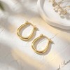 Kelli Myers Gold Hoop Earrings 14K Gold Earrings for Women
