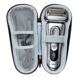 Travel Case for Braun Shaver Series 3/3S/5/5S/7/7S/9/9S/9 pro,Razor Case Travel,Razor case Men,EVA Hard Razor case for Travel,Hard Carrying Case for Trimmer and Razor Shaver(Black)