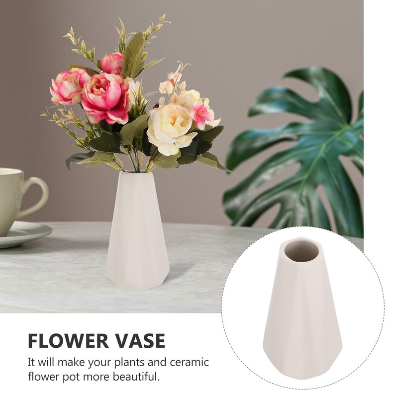 GRIRIW Decorative Ceramic Vase Flower Pots for Home Hotel Hydroponic