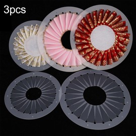 F Fityle 3 Pieces Ribbon Flower Making Tool Ribbon Rosette Brooch Professional Hobby Art Scrapbooking 12cm,15cm,9cm DIY Rose Maker Easy Rosette Maker