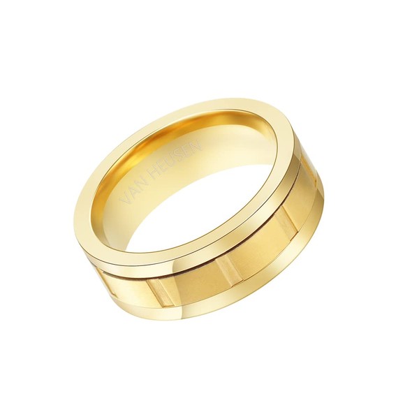 Van Heusen Men's Stainless Steel Spinner Ring for Anxiety Stress