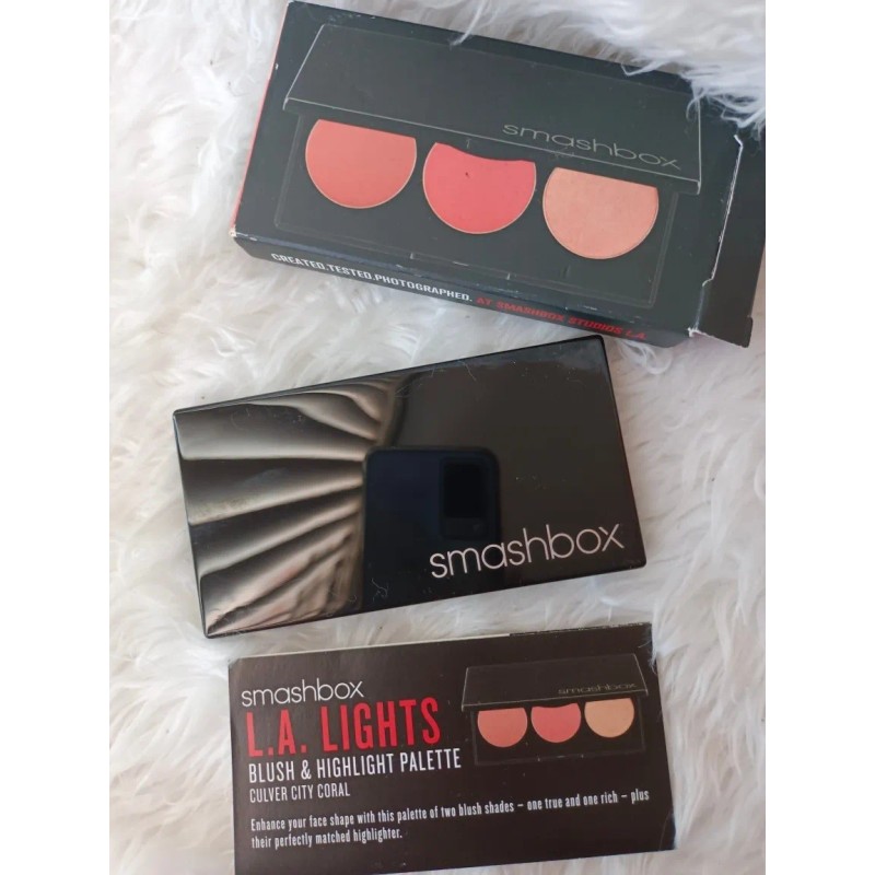 Smashbox L.a. Lights Paleta Trio De Blushes En Tonos Coral!