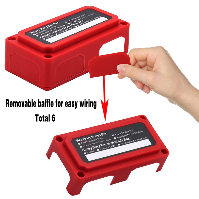 Jamgoer 300A Bus Bar 12V Heavy Duty Module Design Power