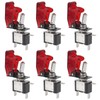 JUZITAO 6PCS Rocker Toggle Switch 12V 20A Heavy Duty Switch