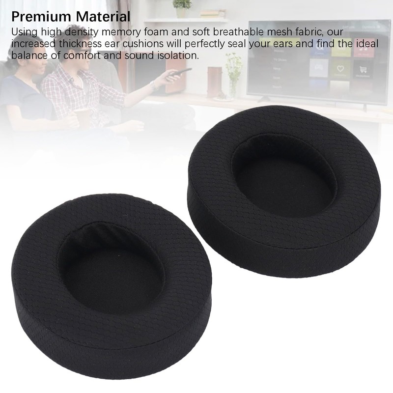Replacement Ear Cushions for Kraken Pro V2, Kraken 7.1 V2,
