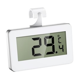 Brifit Kühlschrank Thermometer, Digitale Gefrierschrank Thermometer, Wasserdichte Refrigerator Thermometer mit Gut Lesbarem LCD-Anzeige, Frost Alarm, Perfekt für Zuhause, Restaurants, Küche, Bars