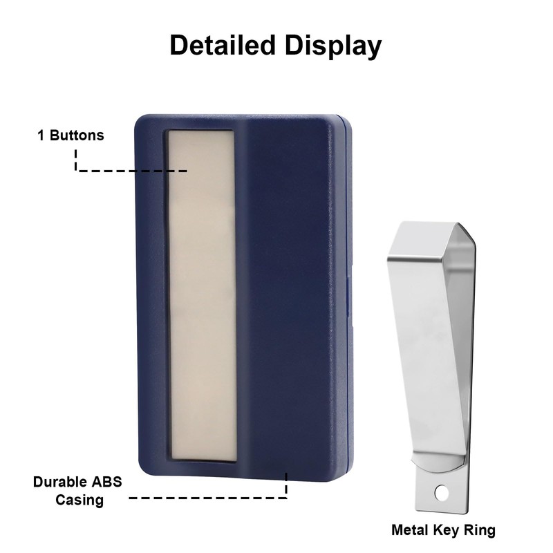 433.92 MHz Radio Remote Control for Garage Door Opener, Compatible
