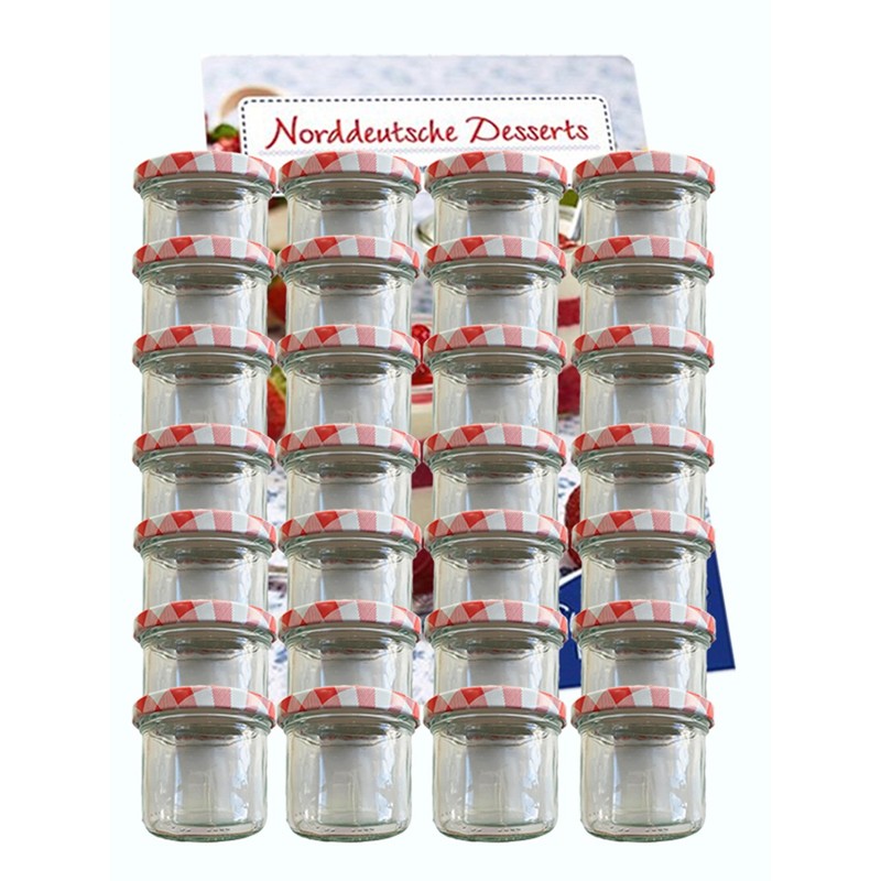 Vitrea Preserving Jars with Screw Lids - 125 ml Glass/Metal