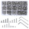 440 Pcs Hex Head Cap Bolts Bolts Nuts Set Pan