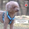 【Hakusan】 Zero Harness Mesh Series,Dog Harness, Padded, Adjustable,No Pull Design,