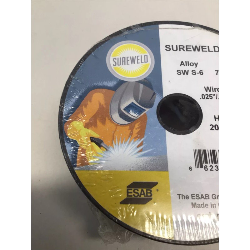 ESAB Sureweld S-6 MIG Welding Wire 2Lb Spool 0.023in Model