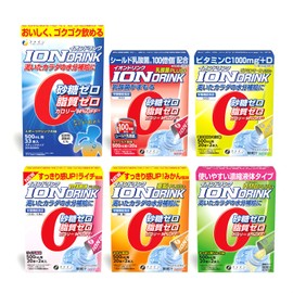 【福袋】ファイン イオンドリンク 6種セット（スポーツドリンクの味33本 / みかん味/ライチ味/まろやかレモン味/すっきり青りんご味/乳酸菌plus） 砂糖不使用 国内生産 カロリーゼロ