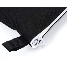 Mexi - Funda impermeable para barbacoa, protección contra el polvo, para barbacoa eléctrica redonda de gas carbón, accesorio para patio, jardín, con bolsa de almacenamiento, color negro