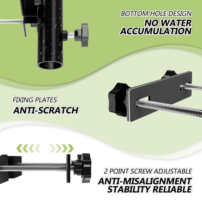 ERYTLLY Patio Umbrella Deck Mount & Holder for Secure Placement