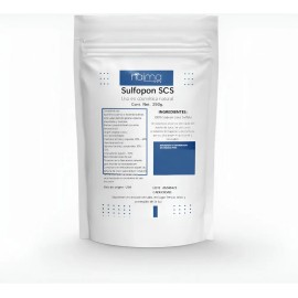Scs Granular Tensoactivo, Shampoo Sólido 250g Natural
