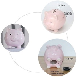 White Piggy Banks, Piggy Bank for Girls Boys Kids A New for White Piggy Bank for Boys,Girls,Kids,Adult Coin Bank
