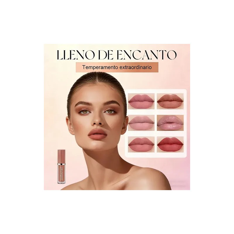 12 Colores Labiales Mate Larga Duracion Pintalabio Regalo