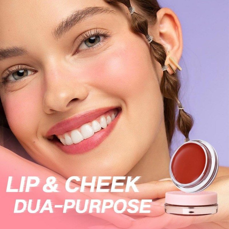 Unusual Beauty Cream Blush for Cheeks, Lips and Eyes, Natural-Looking,