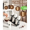 Coffee Cup Holder, Cup and Lid Dispenser with Stand, Disposable