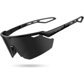 Gafas de Sol Deportivas Polarizadas, MCSWSEE Gafas de Montar polarizadas para Hombres, Mujeres y Jóvenes, Gafas de Protección 100% UV, para Ciclismo, Béisbol, Pesca, Esquí con Cordón