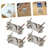 SHINEOFI 4 Pairs Stainless Steel Z Clip Flush Mount Bracket