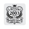 24th Birthday Gift for Men Vintage 2001 Aged to Perfection