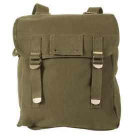 Rothco Heavyweight Canvas Musette Bag, Olive Drab