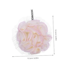 Gatuida Soft Body Scrubber Exfoliator Pouf for Gentle Cleansing Travel Friendly Design for Sensitive Skin Stylish Bathing Accessory