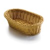Lacor Oval Bread Basket, Polypropylene, Beige, 16 x 28 x
