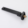 DEOLER Tub Spout, Matte Black 1/2 NPT Thread Square Tub