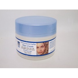 Dead Sea Spa Care Holiday Stocking Stuffers Moisturizng and Styling Hair Cream (Wide Mouth Jar, Pack of 2)