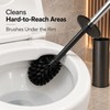 Toilet Brush and Holder Set – Heavy-Duty Long Handle Bathroom