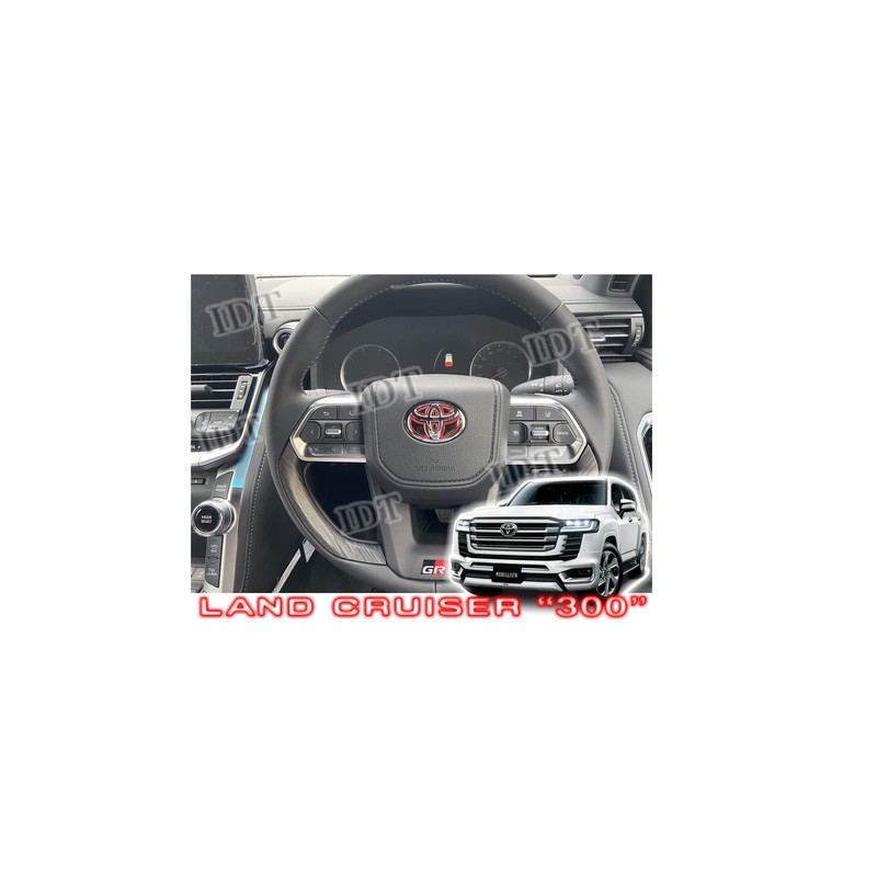 IDT New 300 Series Land Cruiser Steering Emblem Sheet Sticker