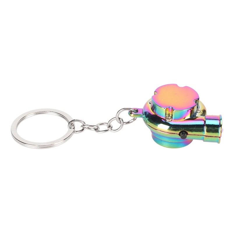 LED Turbo Keychain with Sound and Light Battery Powered Metal