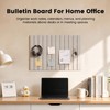 Woovio Felt Bulletin Board 24'' X 16'' Cork Board Alternative