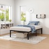 NEW JETO Metal Bed Frame,Twin Size Bed Frame with Storage