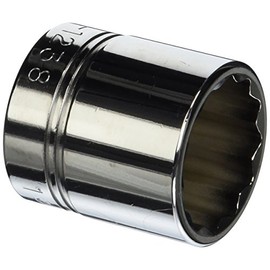 Williams ST-1238 1/2 Drive Shallow Socket, 12 Point, 1-3/16-Inch