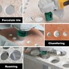 14PCS Diamond Core Drill Bits Set,6/6/8/19/25/35/51/75/100mm Tile Hole Saw+20mm Finger