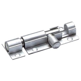 Merriway BH01392 Door Bolt Aluminium 38mm, Grey, 38 mm