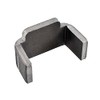 Counterpart for connection Tico steel 45 mm silver
