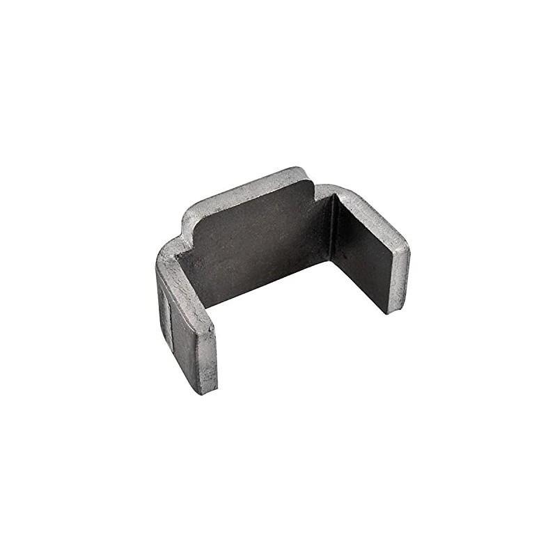 Counterpart for connection Tico steel 45 mm silver