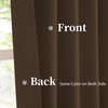 KEQIAOSUOCAI Full Blackout Curtains Faux Linen Poyester Fabric Back Tab