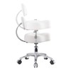 Dir Pedicure Stool Low Sitting Roller Pedi Technician Stool Medusa