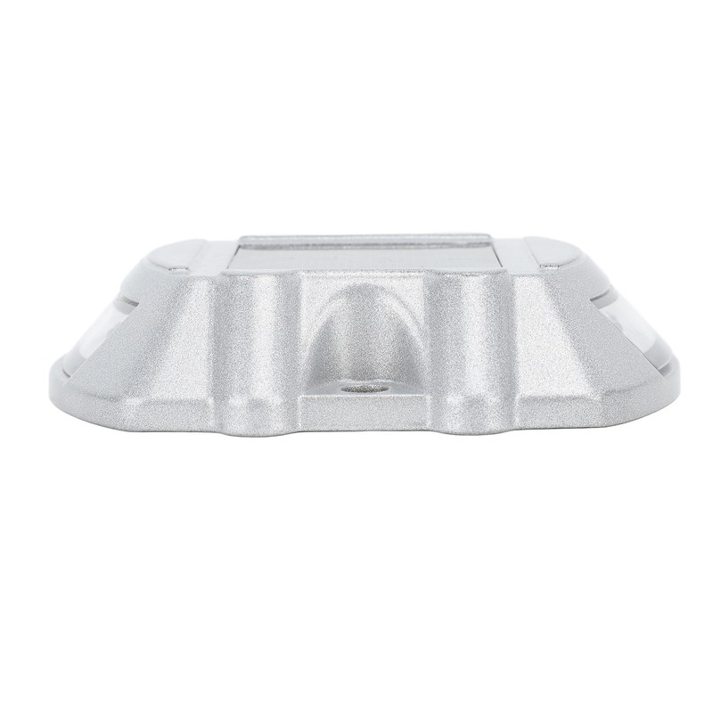 Solar Deck Lights Silver Aluminium Alloy High Brightness LED Solar